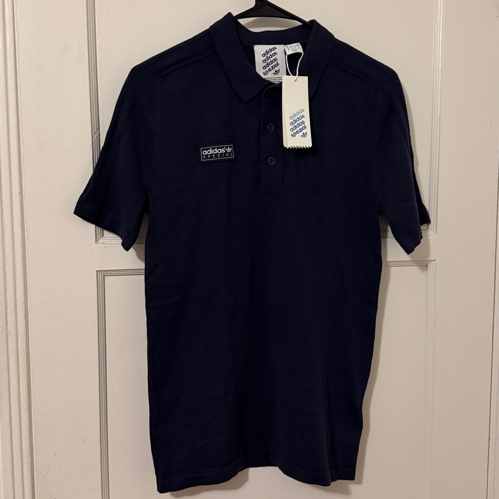 NWT Adidas Originals SPZL SS Polo Shirt - Picture 2 of 6